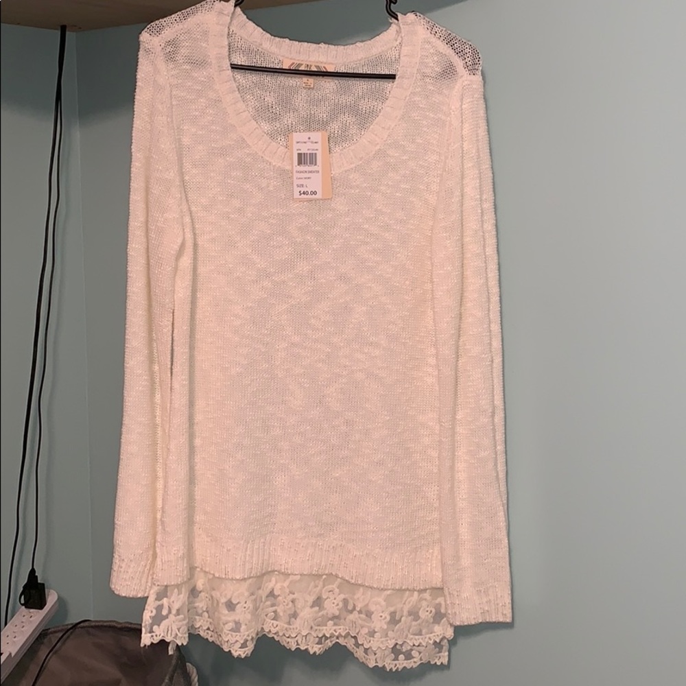 Pink Rose Sweater